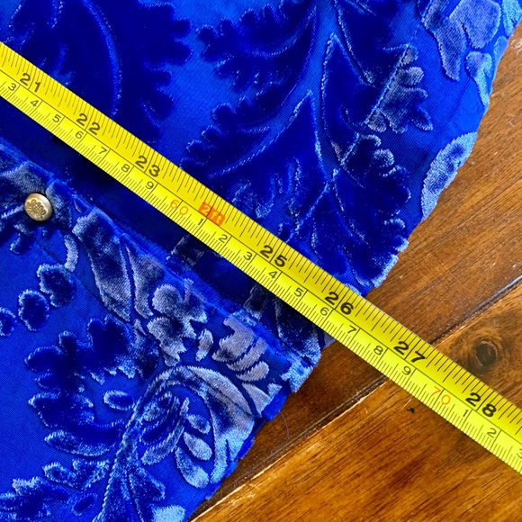 Soft Surroundings womans velvet blouse size small - Picture 9 of 9